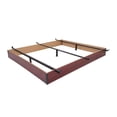 thumbnail image 2 of Mantua Wood Adjustable Bed Frame, Twin, Brown/Black, 2 of 4