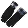 thumbnail image 1 of Driving Gloves Fashion Grid Design Winter Gloves Touch Screen Gloves for Ladies, 1 of 10