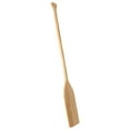 thumbnail image 3 of DYNWAVECA Floating Wood Boat Paddle with Protective Varnish Professional Lightweight Anti Scratch Edge for Recreational Use Canoe Oar 80cm, 3 of 9