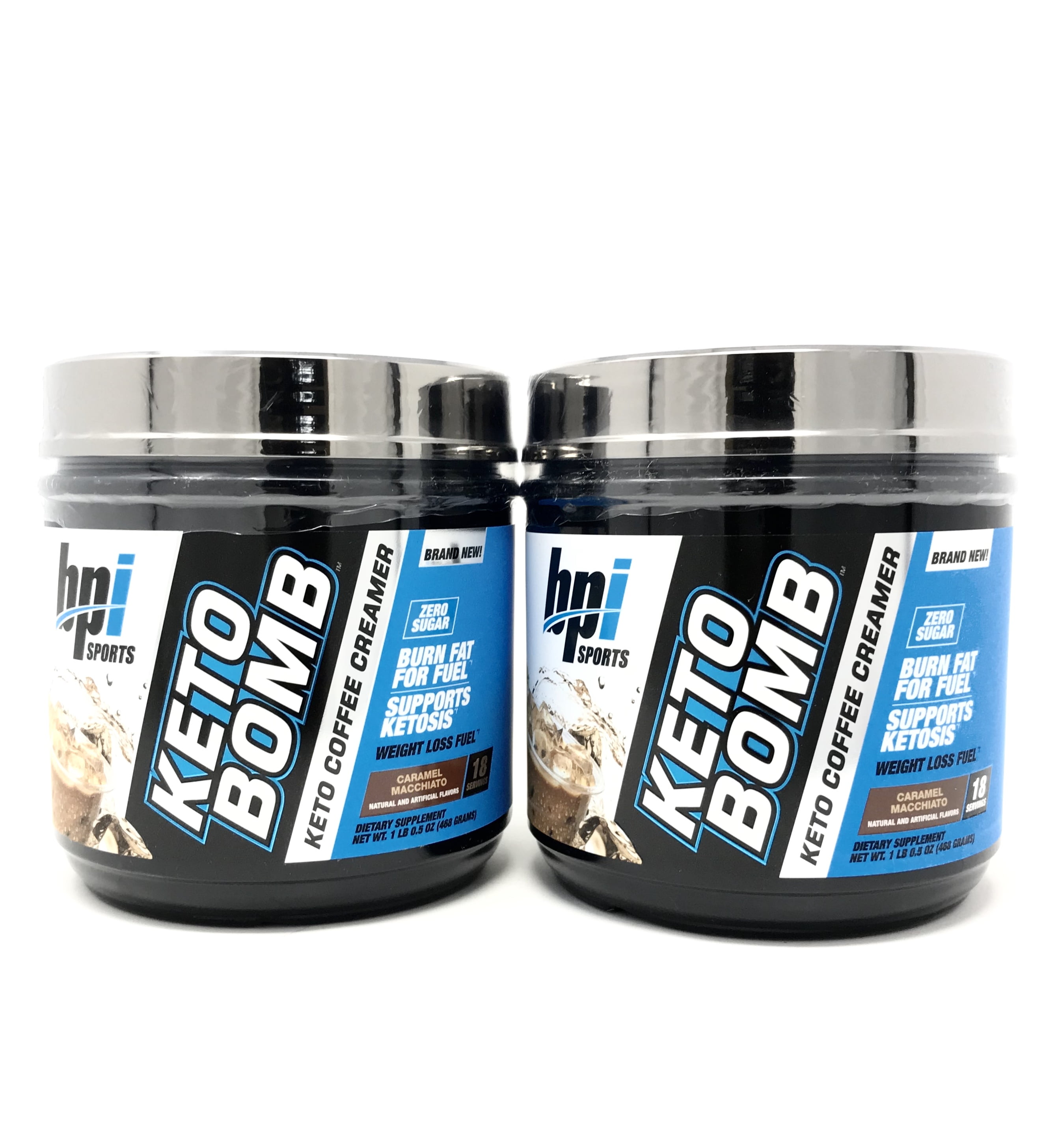 BPI Sports Health Keto Bomb Ketogenic Caramel Macchiato, 18 Servings