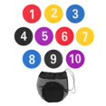 thumbnail image 3 of 10 marcadores de piso numerados, tapetes de orientación, equipo silencioso, marcadores de disco plano, Multicolor, 3 of 9
