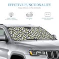 thumbnail image 3 of Kdxio Soccer and Football Print Windshield Sun Shade, Foldable Sun Blocker for Car,Truck,SUV Automotive Interior Sun Protection,Reflective Shade for Front Windshield(Medium), 3 of 7