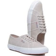 thumbnail image 5 of Superga 2750 EFGLU Women's Lace Up Leather Sneakers In Grey Size 6.5, 5 of 6