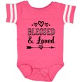 thumbnail image 3 of Inktastic Blessed and Loved Baby Girl Girls Baby Bodysuit, 3 of 5