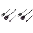 thumbnail image 1 of 2X Infrared IR Remote Extender Repeater Receiver USB Adapter Transmitter Applies to Remote Control 2m with Lights,2 x Infrared IR Remote Extender,Black, 1 of 8