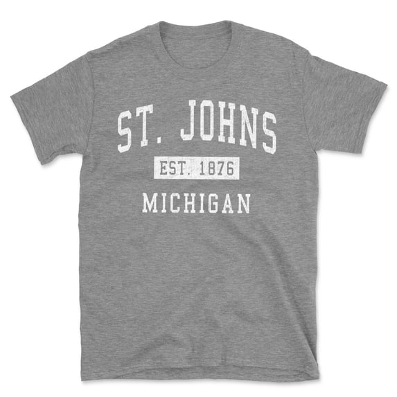 St. Johns Michigan Classic Established Men's Cotton T-Shirt