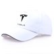 thumbnail image 1 of Gorra de béisbol Tesla para coche, gorra para hombre y mujer, gorras de béisbol unisex Tesla para hombre, sombreros para fanáticos del coche, biała, 1 of 4