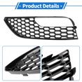 thumbnail image 4 of 1pc Car Front Left Fog Light Grill for Audi A3 2012-2016 No.8V3807681 ABS Black, 4 of 7