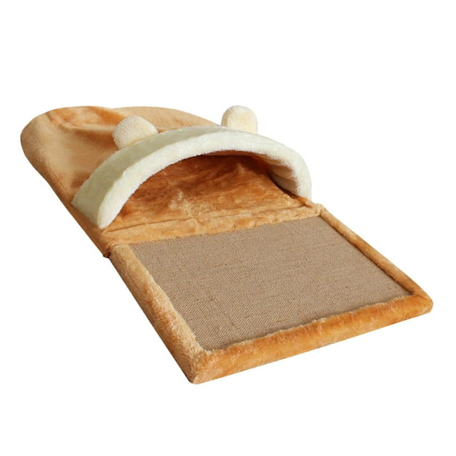 Nido de gato, rascador para gatos, juguete para jugar, cama de salón resistente al desgaste, estera para rascar, cama con para moler, sala de