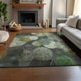 thumbnail image 6 of Addison Rugs Mayfield Washable Transitional Organic Green Rectangle Rug, 5' x 7'6", 6 of 6