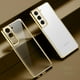 thumbnail image 2 of Funda de teléfono chapada en oro de lujo para Samsung Galaxy S21 Ultra S20 Plus S22 S 21 20 5g, funda protectora de silicona transparente para cámara Deng Xun unisex, 2 of 2