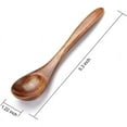 thumbnail image 5 of Small Wooden Spoons, 6Pcs Teaspoon for Cooking Condiments Spoon, Mini Daily Use, 5 of 5