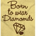 thumbnail image 2 of Born To Wear Diamonds Cute Cursive Youth T Shirt Tee Girls Infant Toddler Brisco Brands 6M, 2 of 5