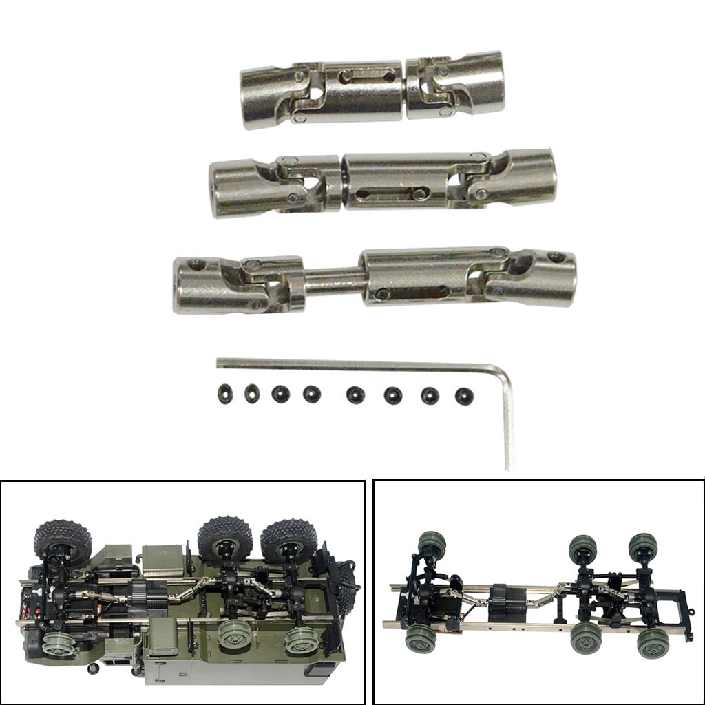 Educational Toys for Kids 5-7 3PC Upgrade Parts Silver Metal Drive Shaft for WPL B-36 B-16 6WD 1/16 RC Car Polyester Helicopter