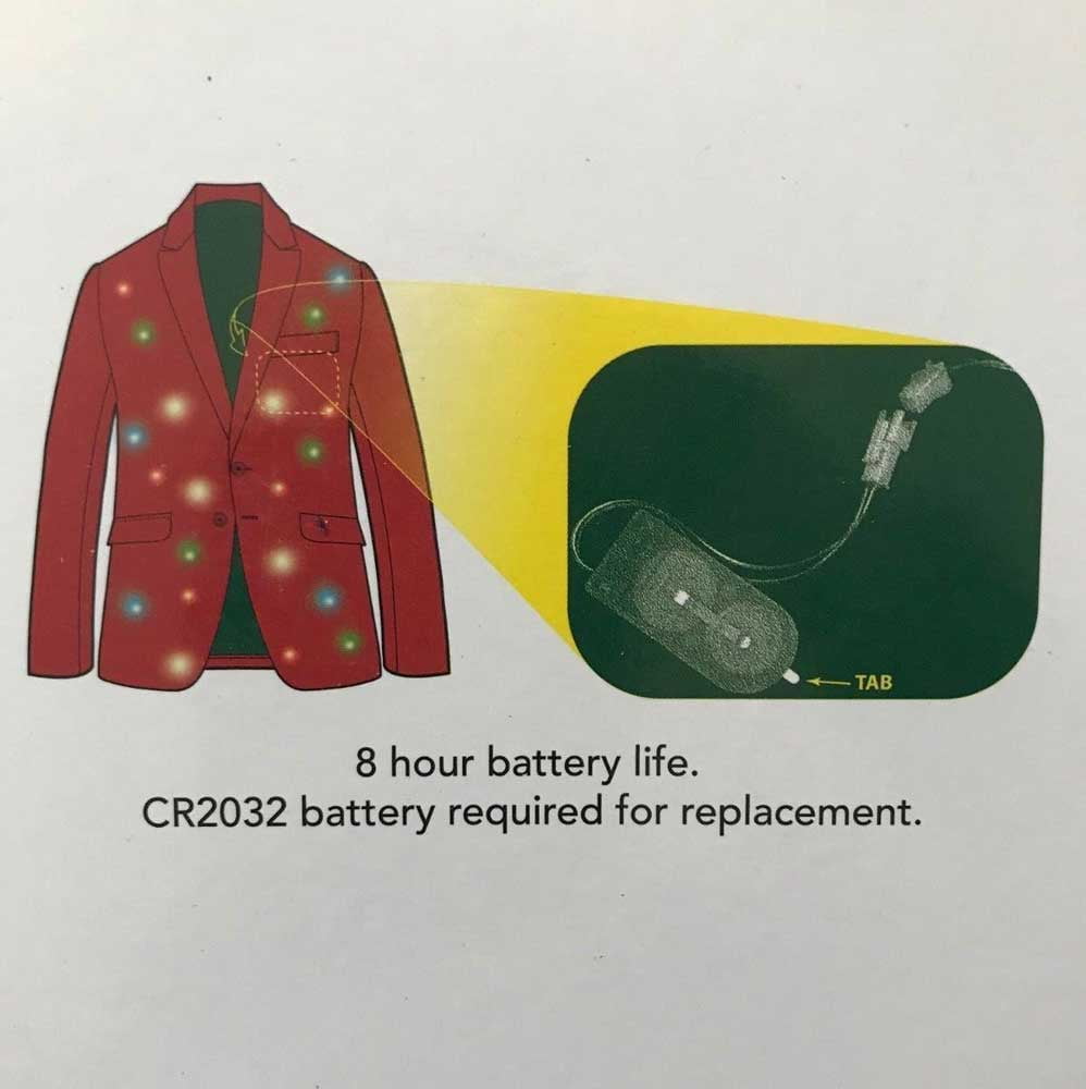 light up christmas suit