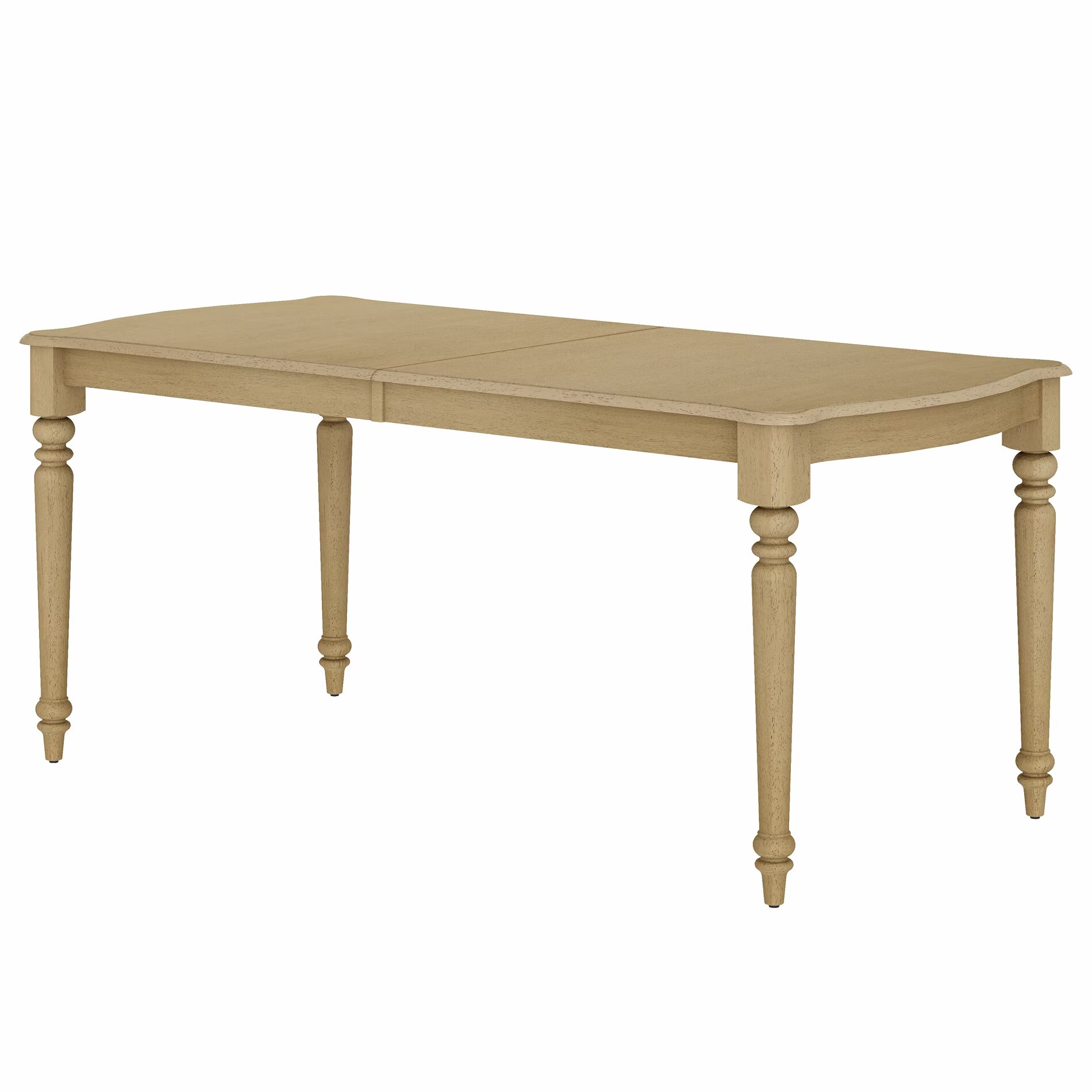 Dining Table for 6–8, Rectangular Table with Signature Gourd Legs for Kitchen & Living Room, 70 Inch, Oak