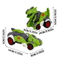 thumbnail image 2 of Teissuly Christmas Gift,Transforming Dinosaur Toys Dinosaur Transformer Car Toy Pull Back Dino Race Car Teissuly WER202311274917, 2 of 4