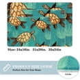 thumbnail image 2 of Turtle Polyester Indoor/Door/Bath Rugs: Non-Slip, Machine Washable Mats, 2 of 6