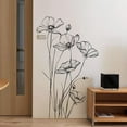 thumbnail image 3 of Black White Flower Wall Stickers Art Decal Decor for Bedroom Living Room Offices Home Decoration, 3 of 13