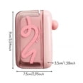 thumbnail image 3 of Travel Floss Picks With Pop Up Dispenser Case Refillable Portable Dental Flosser For Home Restaurant On The Go Oral Care (Pink, 3.6*3*1.4 In), 3 of 9