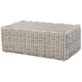 thumbnail image 1 of Hawaii Three-Tone Wicker Gray/Off White/Beige Coffee Table, 1 of 4