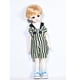 thumbnail image 3 of Conjuntos de muñecas Zulema traje de muñeca Tops pantalones cortos con tirantes Negro, 3 of 8