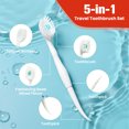 thumbnail image 3 of Mini Toothbrushes for Women Men - 5 in 1 Portable Disposable Toothbrushes - Travel Camping Essentials 40 Count(Mixed Flavors), 3 of 8