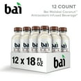 thumbnail image 3 of Bai Molokai Coconut Antioxidant Infused Water Beverage, 18 fl oz, 12 Pack Bottles, 3 of 14