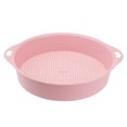 thumbnail image 1 of Miangastore Plastic Garden Sieve Riddle Green for Soil Stone Mesh Gardening Tool with Handle (Pink), 1 of 8