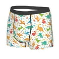 thumbnail image 2 of Wukai Dinosaur Print Men’s Underwear Breathable Boxer Briefs,&nbsp;Moisture Wicking & Breathable-Small, 2 of 7