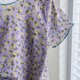thumbnail image 4 of Odeerbi 1-12 Años Niñas Pijama de Seda Hielo Verano Manga Corta Capris Estampado Floral Ropa de Dormir Conjunto de Dos Piezas Pijama, 4 of 6