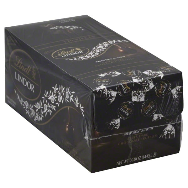 Lindt Lindor Extra Dark Chocolate Truffles 120 PC, 120.0 PIECE(S