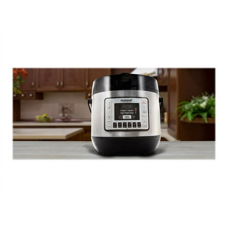 NuWave - Nutri-Pot 6qt Digital Pressure Cooker - Black/stainless