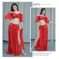 thumbnail image 6 of Sets of Top and Skirt Belly Dance Costumes Sequined Bead Retro Dresses, 6 of 9