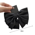thumbnail image 6 of Eoperou Hair Barrette Three-layered Big Bow-knot Princess Style Headgear Non-Slip Hair Decoration Solid Color Exquisite Lightweight Hairpin Women Hair Accessories, 6 of 8
