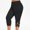 Black, variant on YUNAFFT Yoga Pants for Women Clearance Plus Size Women's Comfortable Cropped Leisure Time Pants Sweatpants Yoga Pants