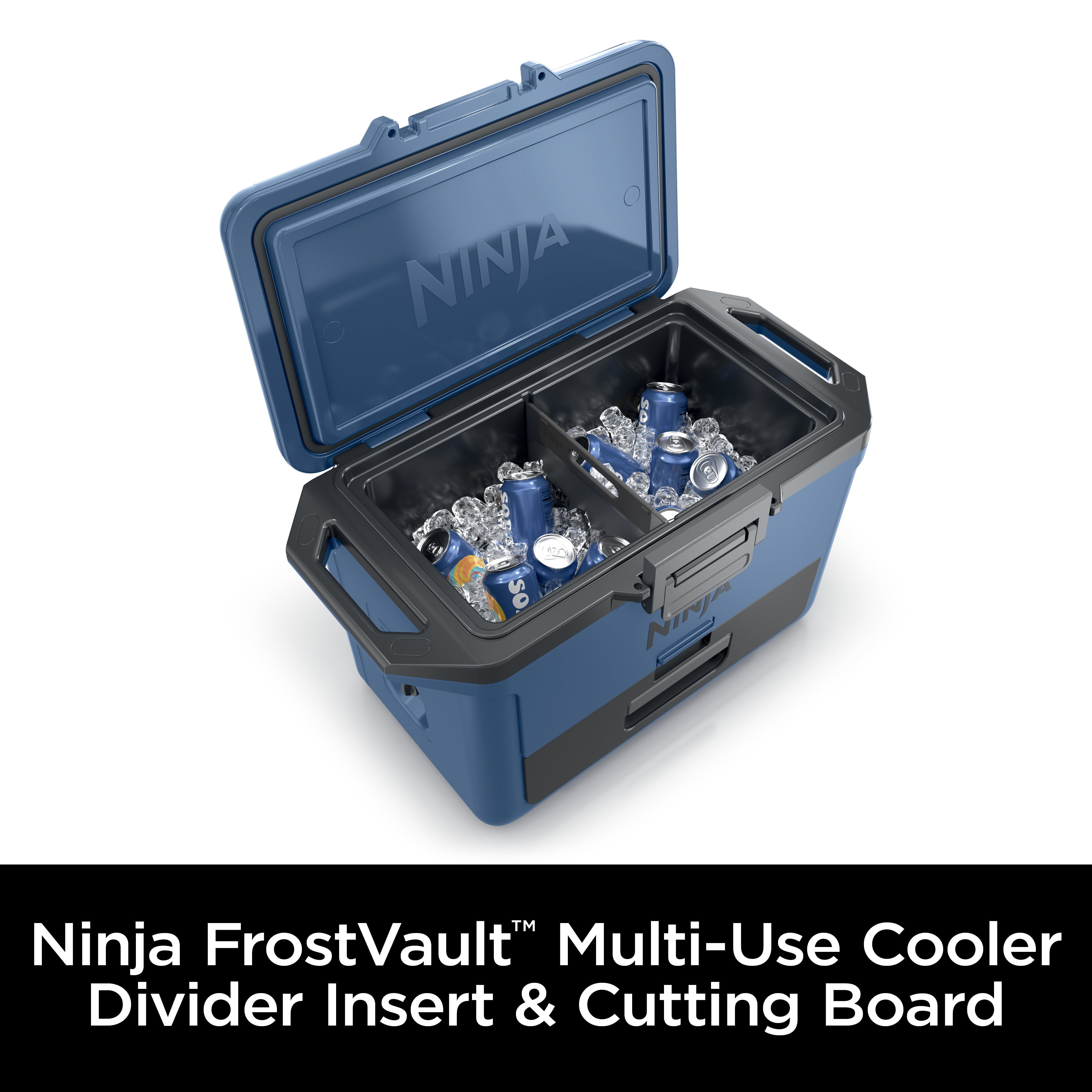 Ninja FrostVault Cooler Divider Insert & Cutting Board Dishwasher Safe, Designed to Fit Ninja FrostVault