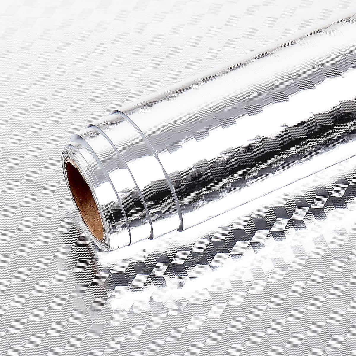 LaCheery Silver Peel & Stick Stainless Steel Adhesive Contact Paper