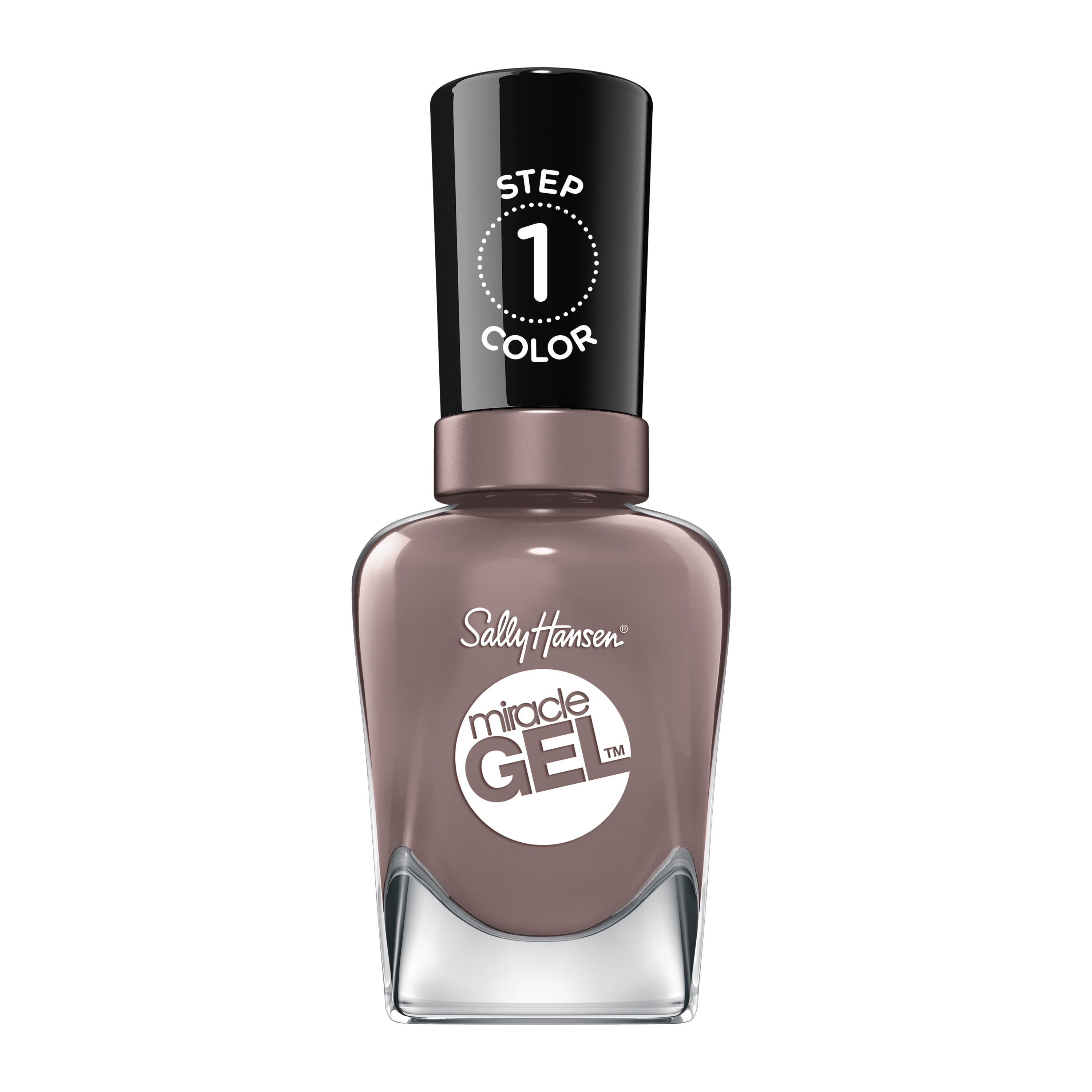 Sally Hansen Miracle Gel Nail Color, to the Taupe, 0.5 oz, At Home Gel Nail Polish, Gel Nail Polish, No UV Lamp Needed, Long Lasting, Chip Resistant