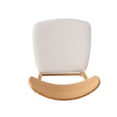 thumbnail image 4 of GDF Studio Carmody Wood and Fabric 7 Piece Dining Set, Natural Oak, Light Beige, 4 of 10
