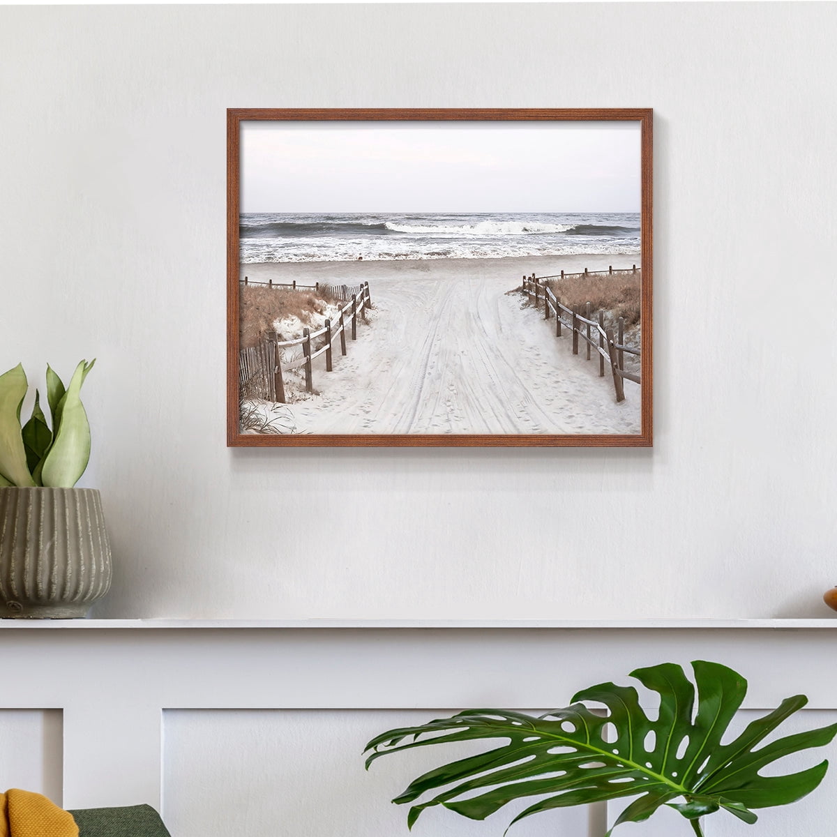 OBX Path by Natalie Carpentieri - Restickable Framed Giclée Print
