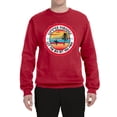 thumbnail image 2 of Wild Bobby Summer Paradise Let the Sea Set You Free Unisex Crewneck Sweatshirt, 2 of 6