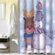 thumbnail image 1 of Cortinas de ducha, 90 x 180 cm, cortina de baño con dibujos animados para el hogar, cortinas de ducha para el baño, rendimiento de primera categoría, 1 of 12