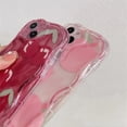 thumbnail image 5 of Pink Peach Cherry Cover For Samsung Galaxy A54 A34 A51 A53 A32 A52 A32 A73 S23 Ultra S20 FE S21 Plus Soft TPU Flower Wavy Case, 5 of 5