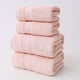 thumbnail image 1 of Manta para sofá, juego de 4 toallas de baño de algodón, gruesas, suaves y absorbentes, ideal para el hogar, regalo de toalla facial., 1 of 7