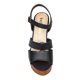 thumbnail image 2 of Sandalia con Plataforma Casual Tipo Piel Negro 040DC0 negro 27 Incógnita 040DC0, 2 of 4