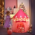 thumbnail image 2 of Carpa de Juego Castillo de Princesa LXSHSRTA con Luces LED de Estrella 13 Piezas, 2 of 7
