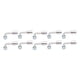 thumbnail image 2 of Junta de aluminio para aire acondicionado de automóvil, 10 piezas Adaptador de aire acondicionado de automóvil Junta de aluminio para aire acondicionado Creado con maestría, 2 of 9