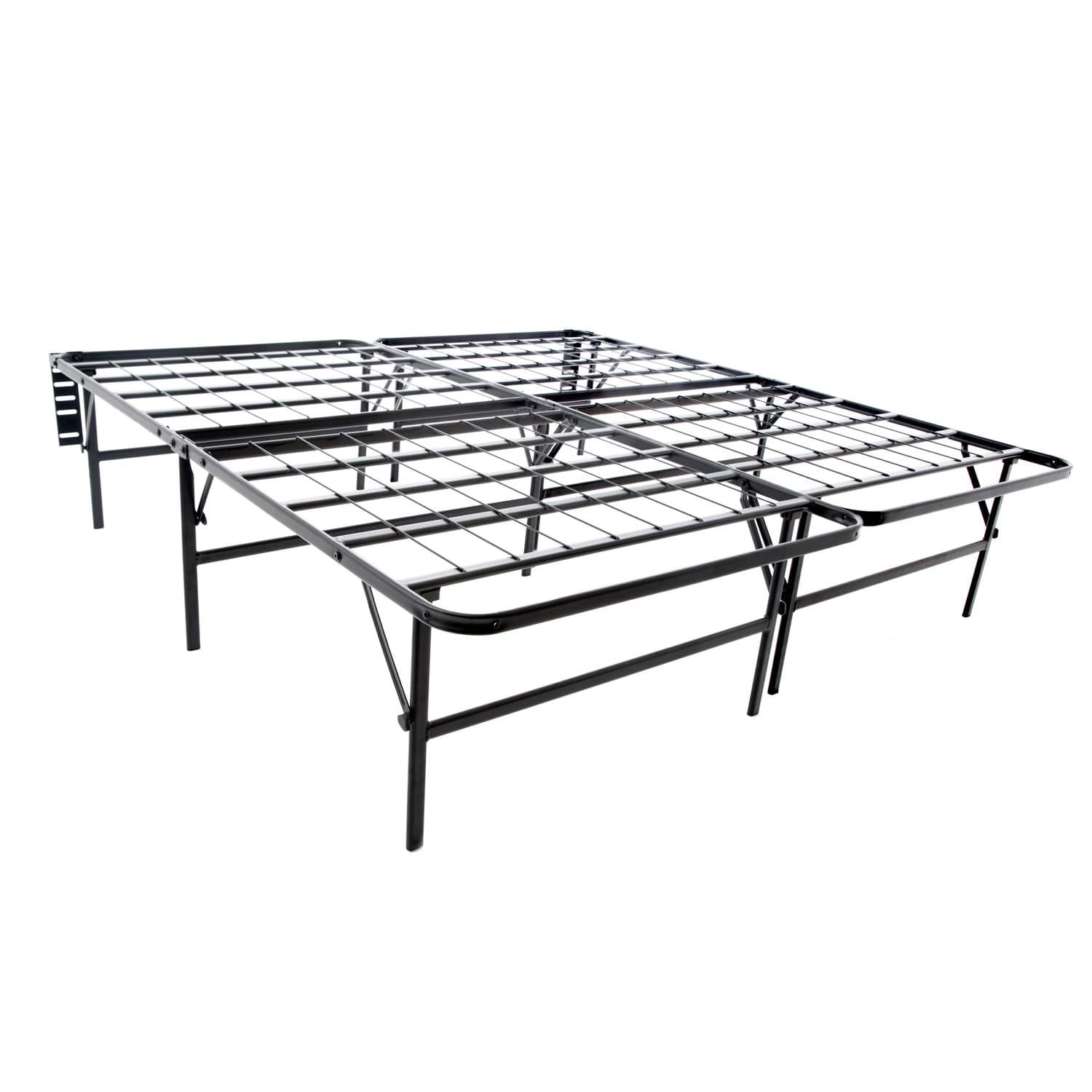 Brookside California Kingsize Foldable Bed Base Platform Bed Frame and
