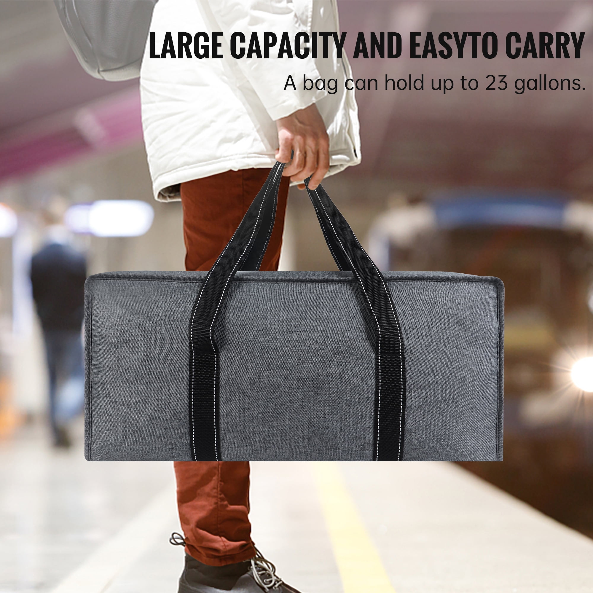 Buy Wholesale China Extra Large Moving Bags With Zippers & Carrying  Handles, Heavy-duty Storage Tote & Moving Bags With Zippers ,heavy-duty Storage  Tote at USD 2.5